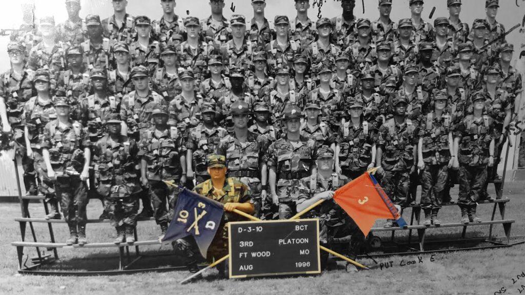 Law Office of Will M. Helixon founder Will M. Helixon completing his enlisted basic training at Fort Leonard Wood, Missouri, August 1996.