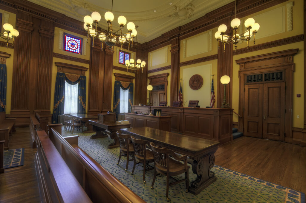 Historic courtroom