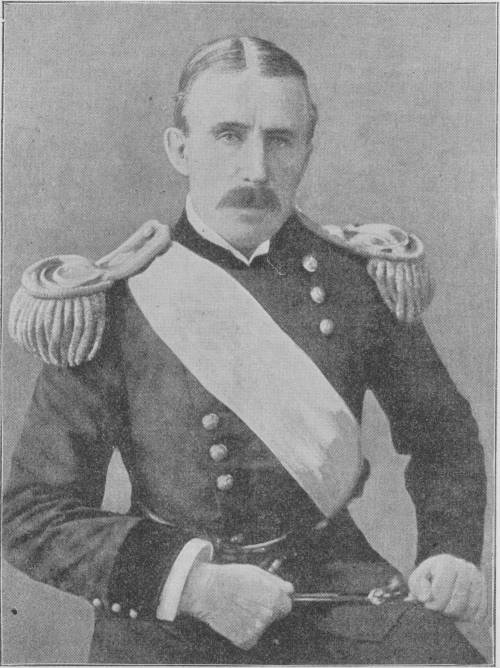 Major General Leonard Wood, of the United States Volunteer, Military Governor of the Province of Santiago de Cuba. Photo by Miss Frances B. Johnston, published in the Buffalo Medical Journal, April 1899.