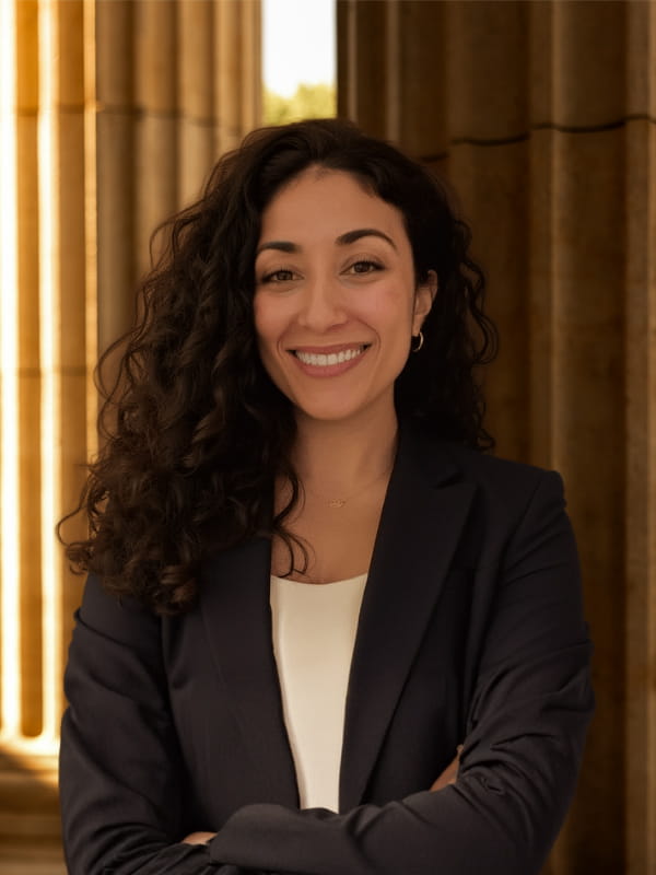 Portrait of Linda Aguilera, military law attorney at LOWMH